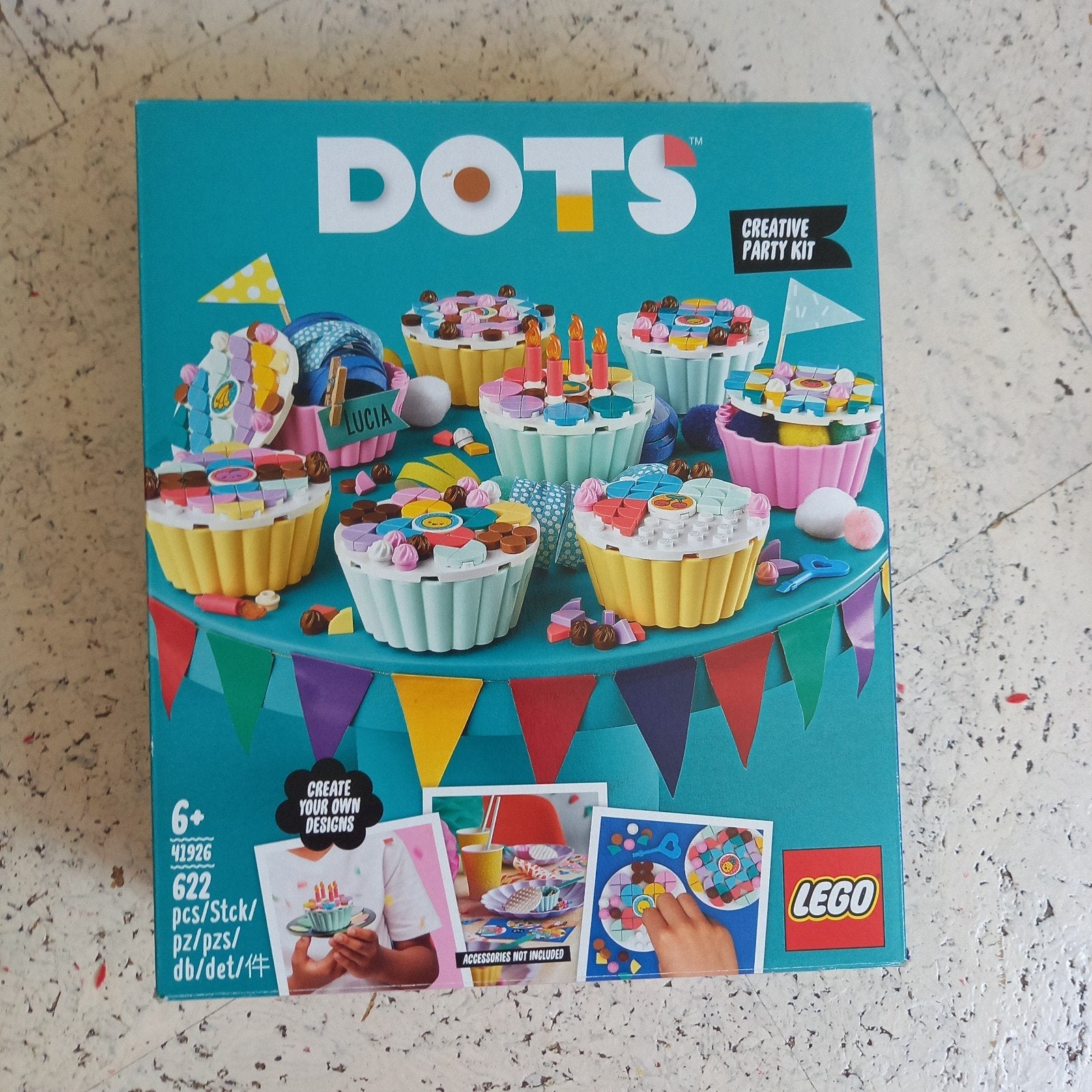 LEGO DOTS Creatieve Feestkit 41926 - Cupcake Decoratie, Ophalen of Verzenden, Zo goed als nieuw, Overige merken