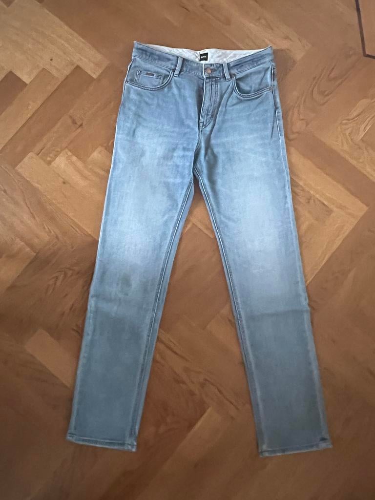Boss jeans stretch blauw - 32 / 34 - als nieuw, Ophalen of Verzenden, Zo goed als nieuw, Blauw, W32 (confectie 46) of kleiner