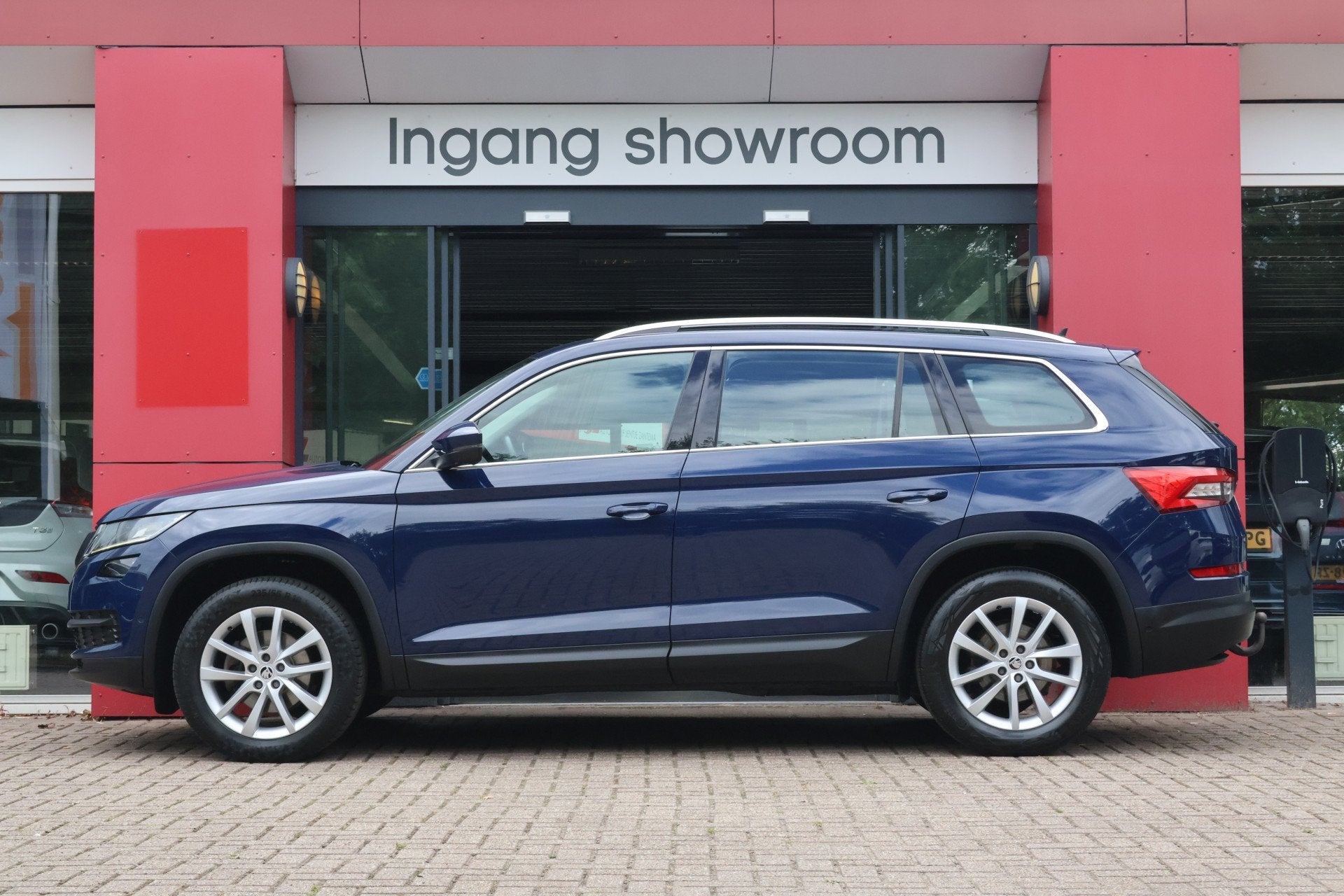 Skoda Kodiaq 1.4 TSI Style Business | Origineel NL | Trekhaa, Auto's, Voorwielaandrijving, Stof, 4 cilinders, Blauw