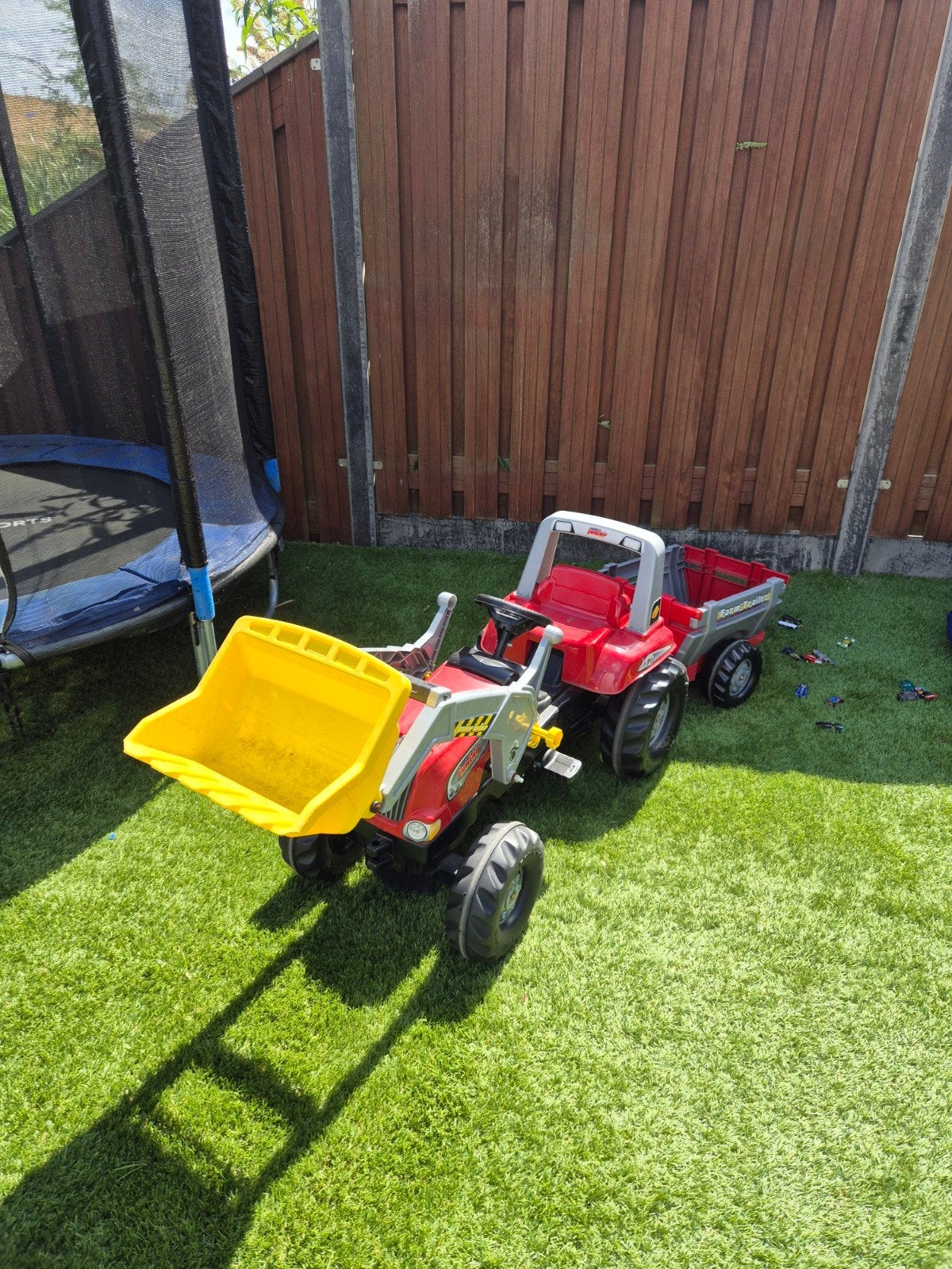 traptractor met aanhanger, Ophalen, Gebruikt, Trapvoertuig