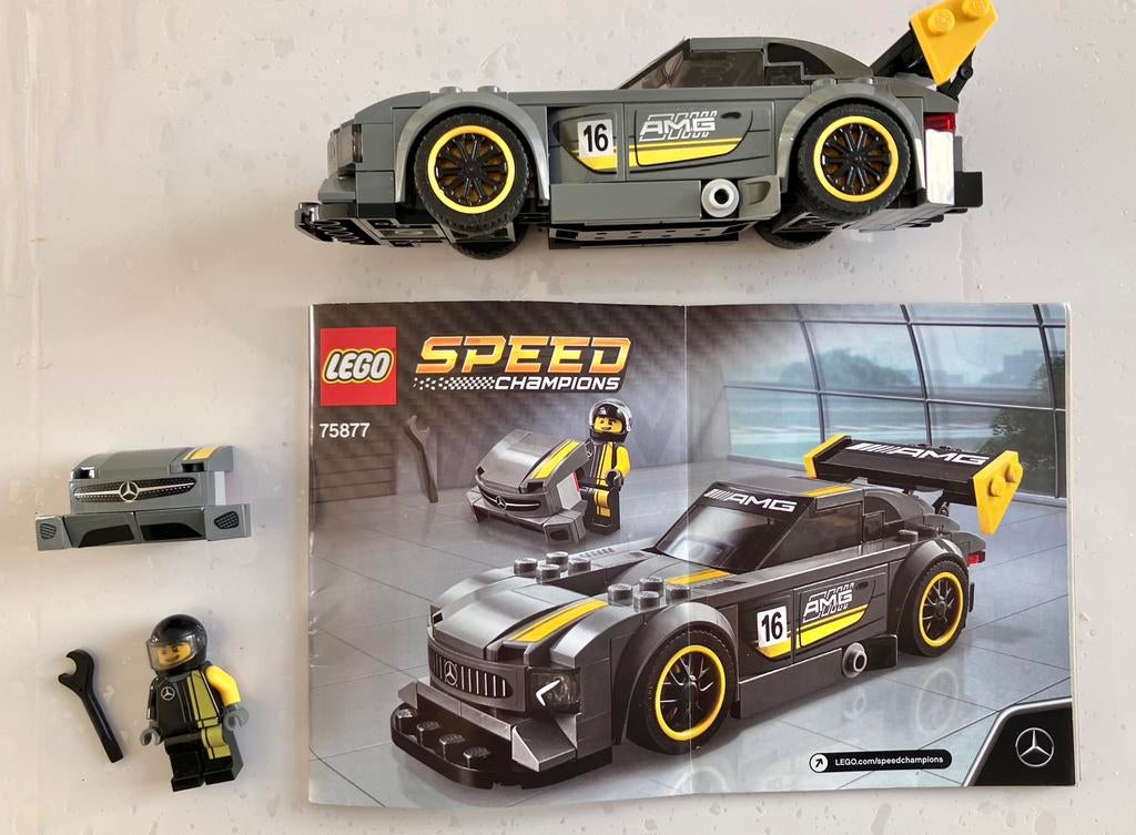 Lego speed champions 75877, Ophalen, Zo goed als nieuw, Complete set, Lego