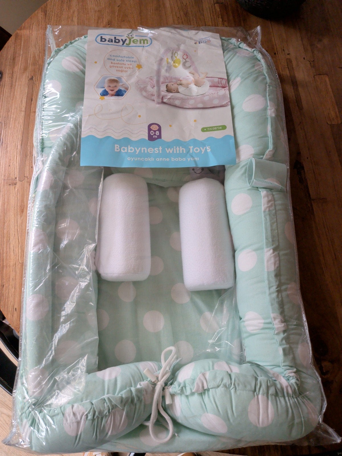 Babyjem Babynestje met Speeltjes - Nieuw in verpakking, Ophalen of Verzenden, Zo goed als nieuw, Overige typen