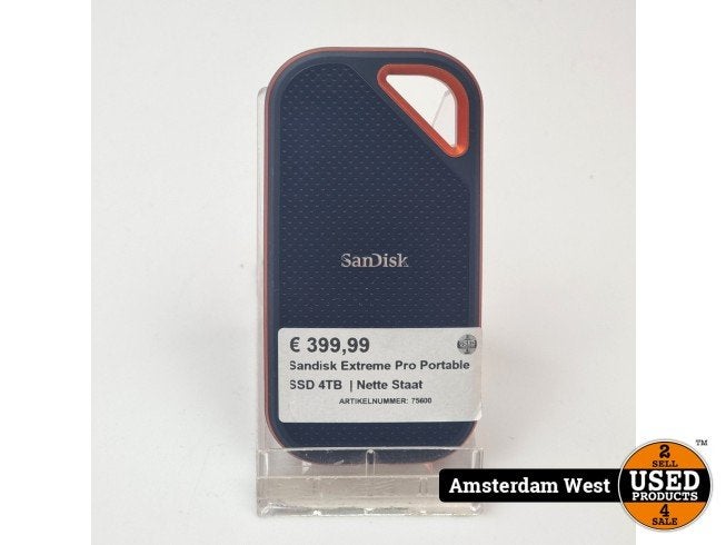 Sandisk Extreme Pro Portable SSD 4TB | Nette Staat