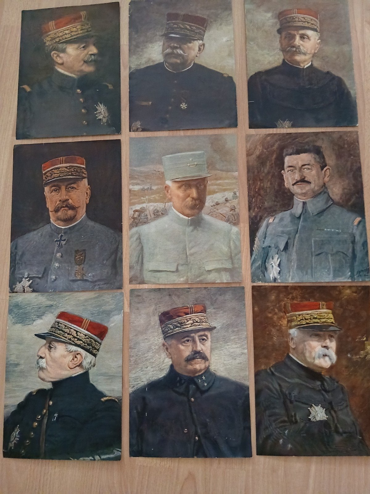 Portret foto,s  Franse generaals, Ophalen, Overige gebieden, Foto of Poster
