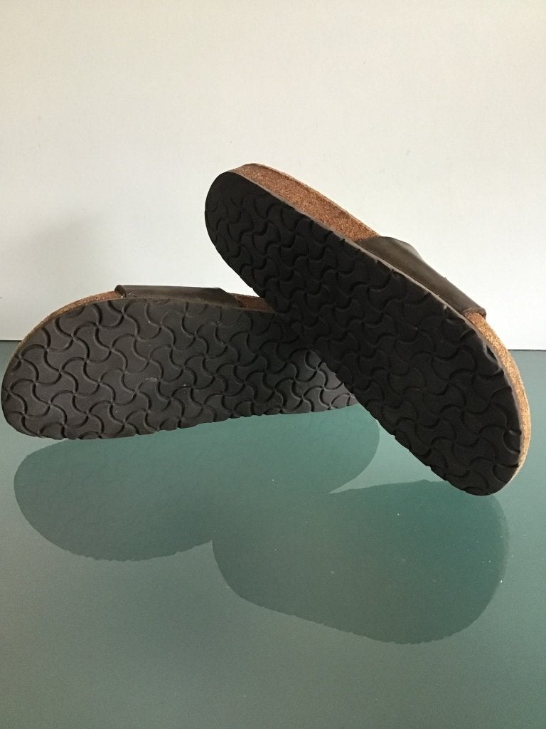 Birkenstock 42 Madrid | bruine slippers | Gratis verzenden, Slippers, Bruin, Verzenden, Zo goed als nieuw