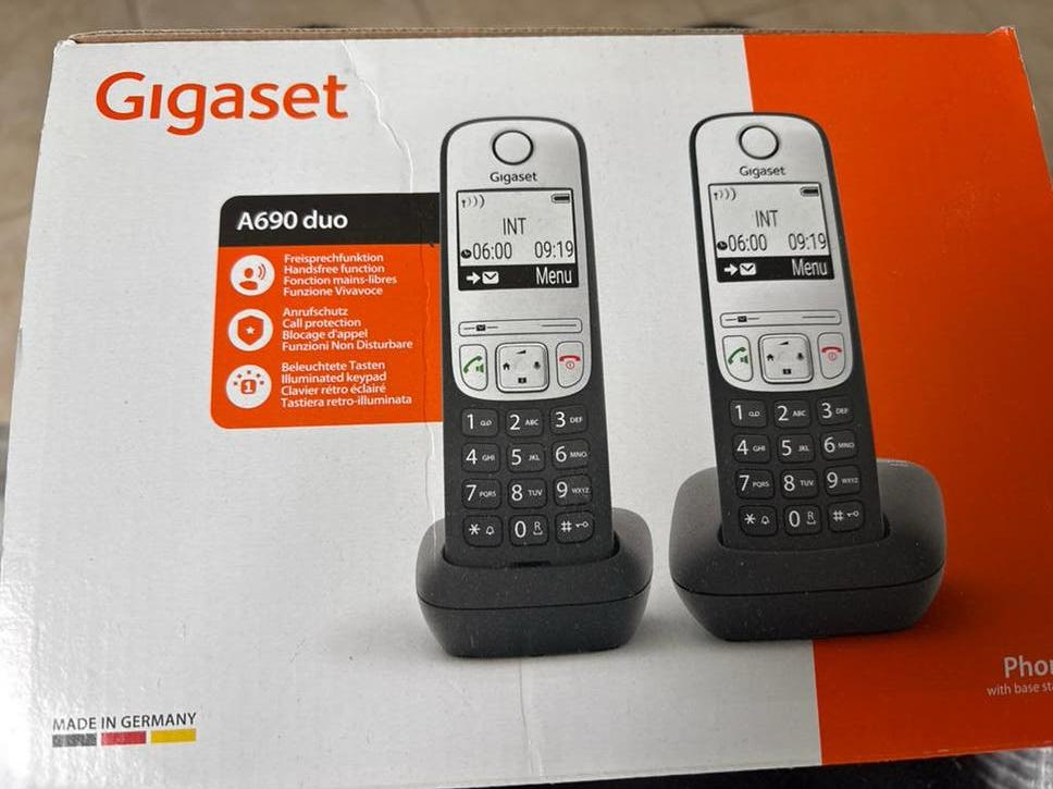 Gigaset A690 Duo DECT Telefoon - Nieuw in doos, Ophalen of Verzenden, Nieuw, 2 handsets