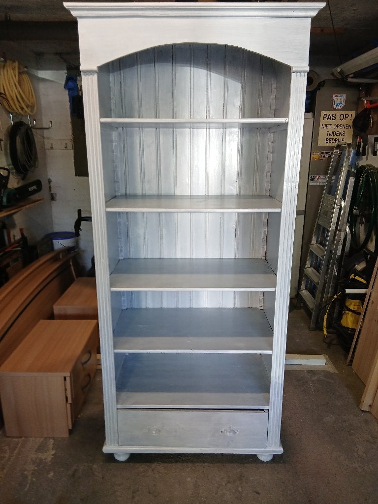 Boekenkast, Huis en Inrichting, Ophalen, Met plank(en), Gebruikt, 200 cm of meer