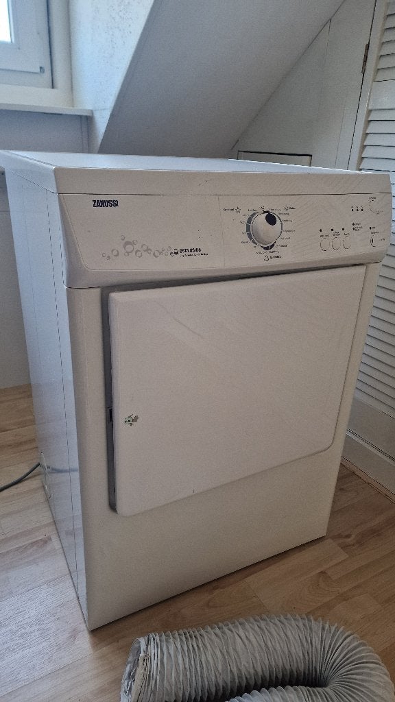 Zanussi wasdroger, Witgoed en Apparatuur, Wasdrogers, Ophalen, 6 tot 8 kg, Gebruikt, Luchtafvoer