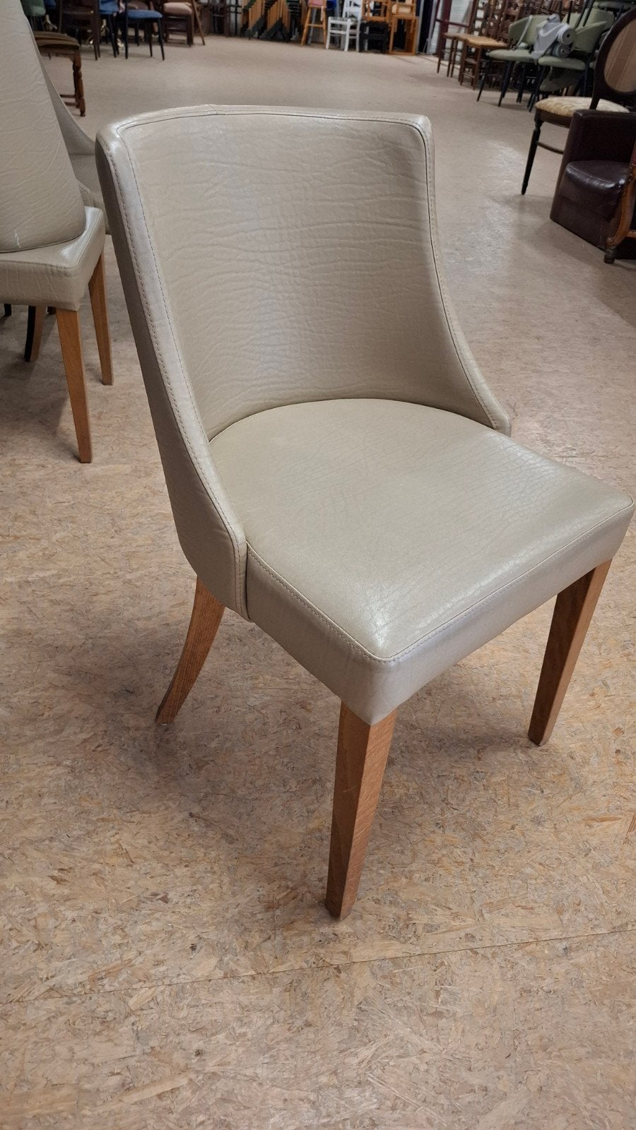 21 eetkamer horeca bistro cafe stoelen vintage partij, Ophalen of Verzenden, Leer, Vijf, Zes of meer stoelen