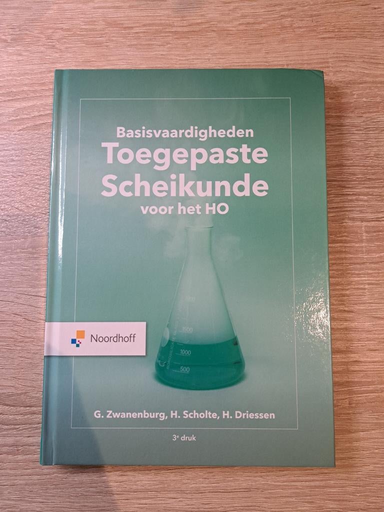 Basisvaardigheden toegepaste scheikunde voor het HO, Boeken, Wetenschap, Zo goed als nieuw, Natuurwetenschap, Ophalen of Verzenden