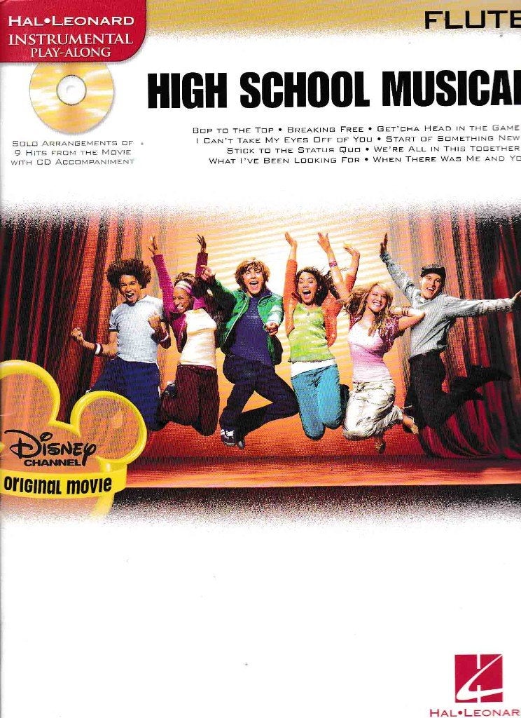 High School Musical Hal Leonard Flute met CD ( 4913 ), Gebruikt, Dwarsfluit of Piccolo, Ophalen of Verzenden, Artiest of Componist
