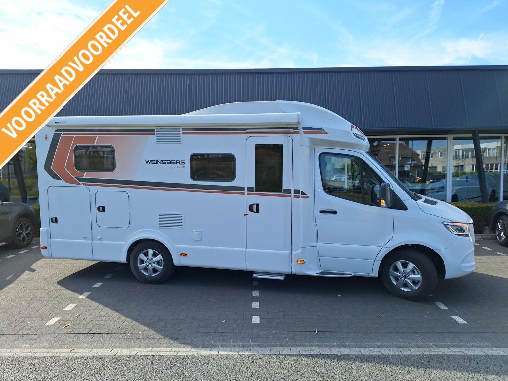 Weinsberg CaraCompact Suite MB 640 MEG VINKEN VOORRAAD VOORD, Caravans en Kamperen, Campers, Automaat, Startonderbreker, Bedrijf
