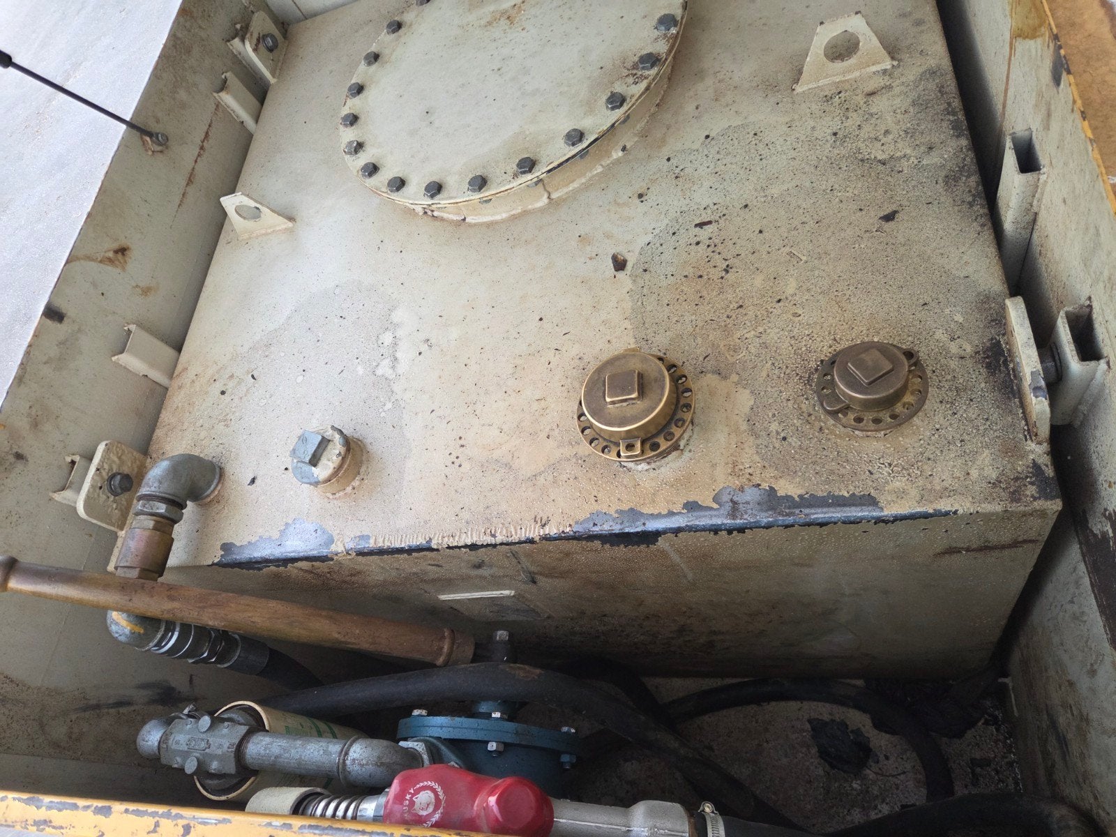 Mobiele dieseltank 750L met handpomp en filter, Ophalen of Verzenden