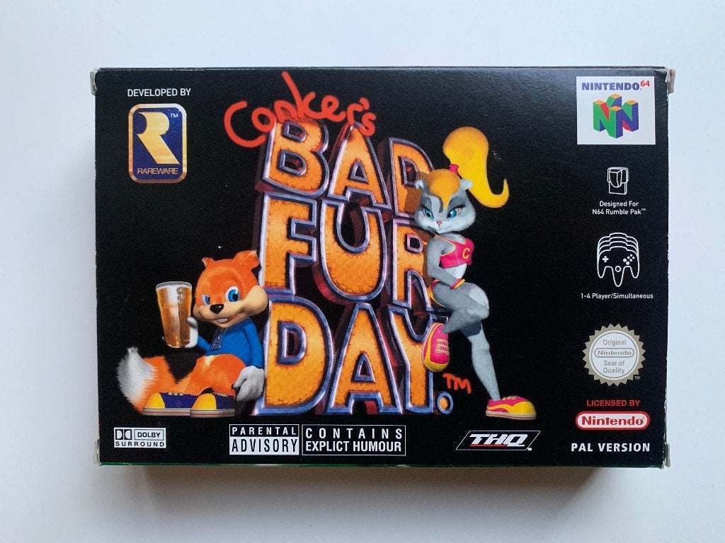 Conker's Bad Fur Day, Avontuur en Actie, 1 speler, Ophalen of Verzenden, Zo goed als nieuw