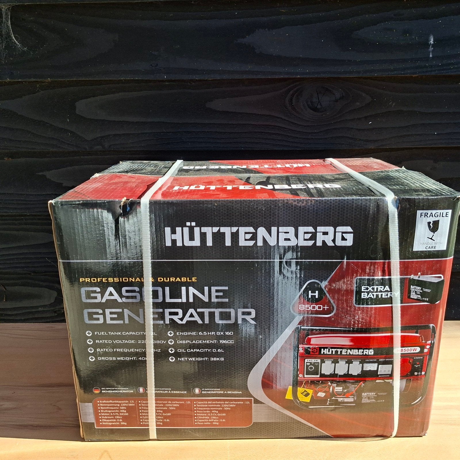 Huttenberg H8500W Aggregaat Keystart 220V/380V 🔌 Noodstroom, Ophalen of Verzenden, Nieuw, Overige typen