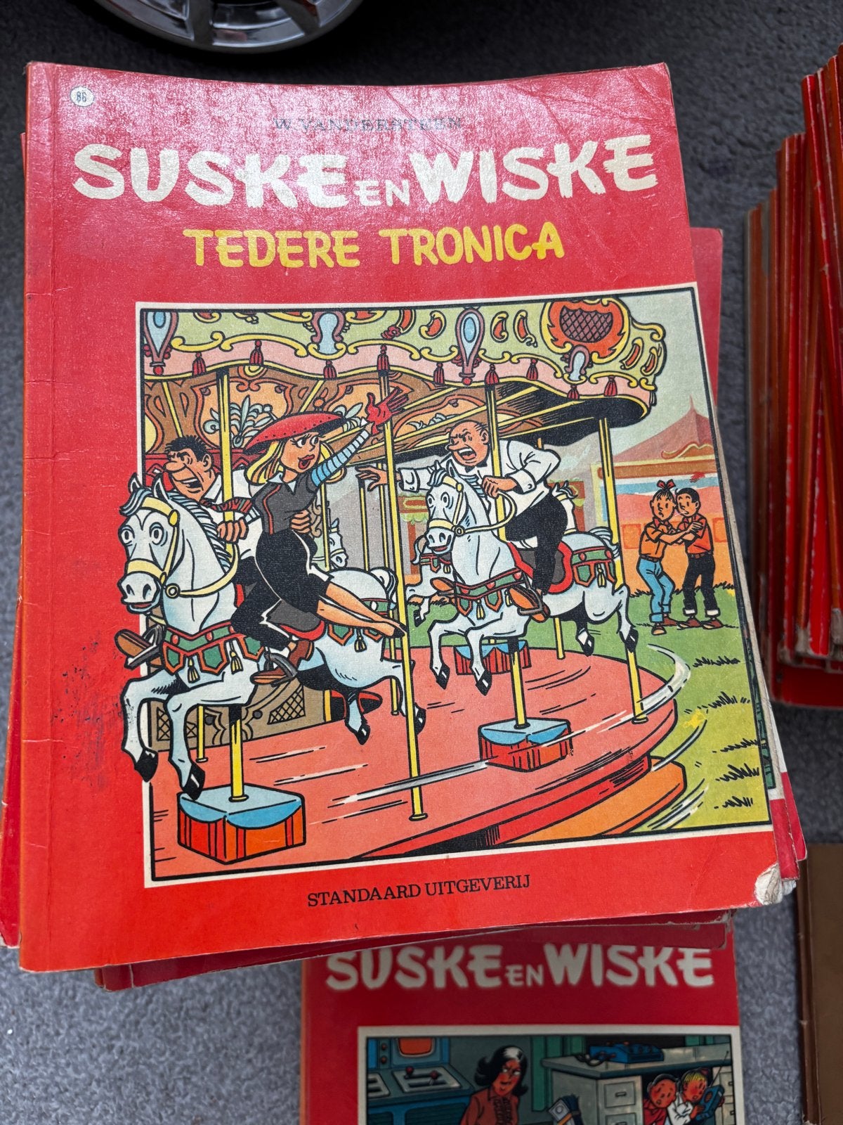 Grote partij Suske en Wiske stripboeken (1968-2005), Meerdere stripboeken, Ophalen, Gelezen