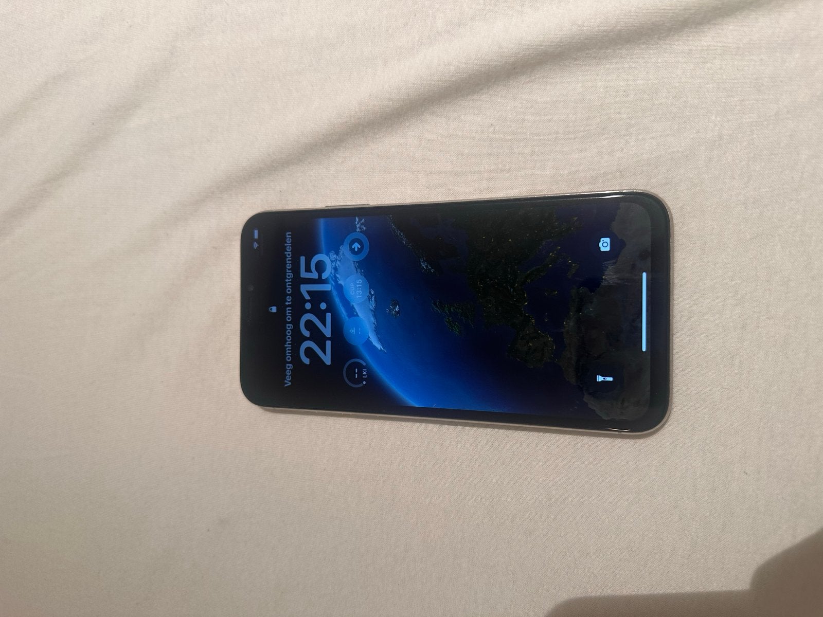 iPhone X, Gebruikt, 64 GB, Zilver, IPhone X