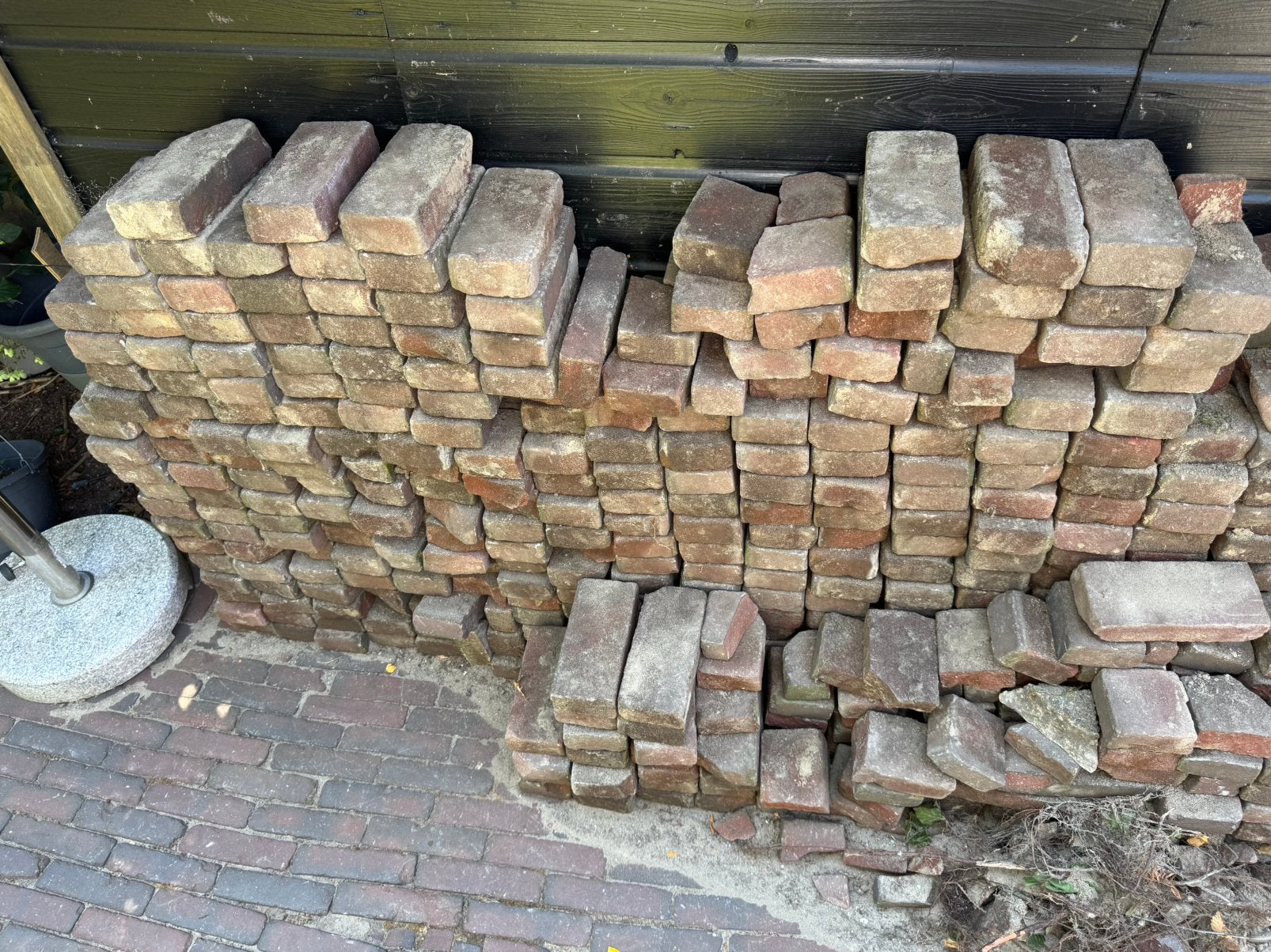 Straatstenen waaltjes gebakken, Ophalen, Gebruikt, Overige materialen, Klinkers