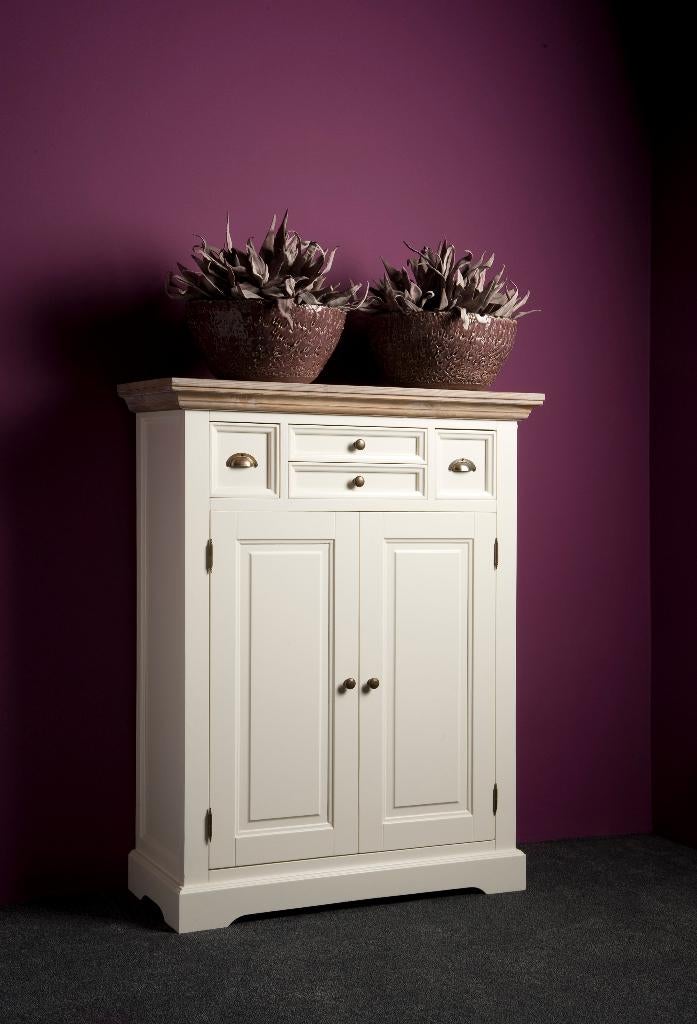*10% KORTING* Landelijk Woonprogramma Fleur Gratis Bezorging, 200 cm of meer, 150 tot 200 cm, Landelijke buffetkast winkelkast meidenkast dressoir tv meubel