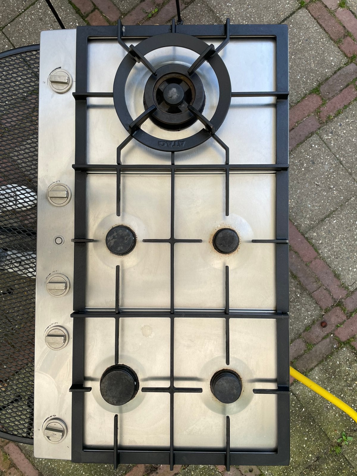 Atag Gas kookplaat, Witgoed en Apparatuur, Kookplaten, Ophalen, Zo goed als nieuw, Inbouw, Gas