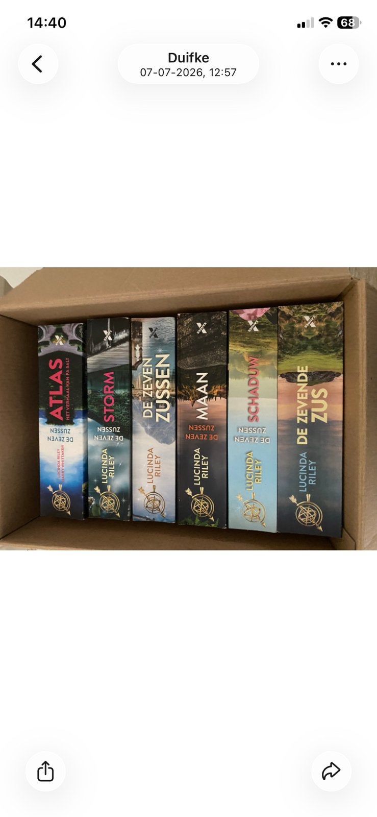 De zeven zussen., Boeken, Ophalen, Zo goed als nieuw