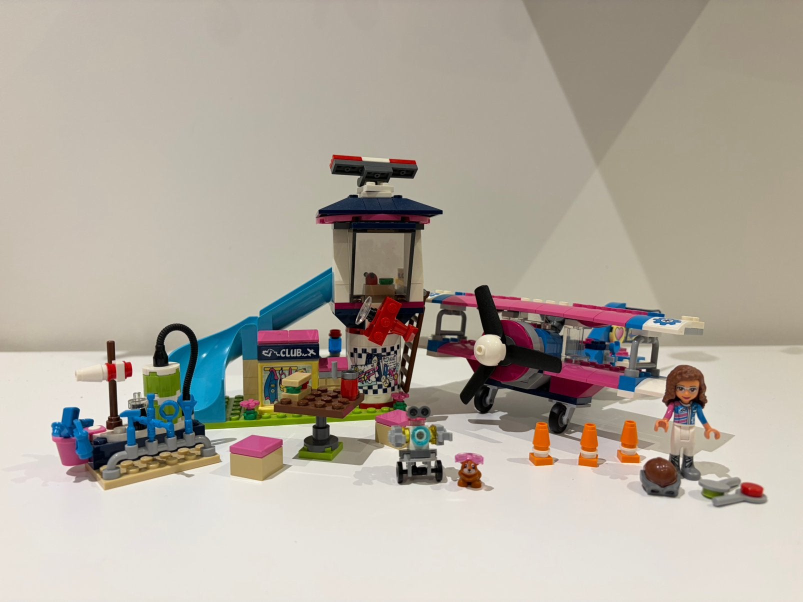 Lego friends vliegtuigtour 41343, Lego, Friends, Ophalen of Verzenden, Complete set