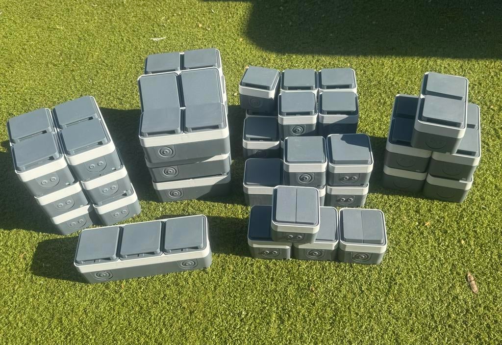 Berker W.1 ip 55 schakelmateriaal 41 stuks, Ophalen of Verzenden, Nieuw, Overige typen