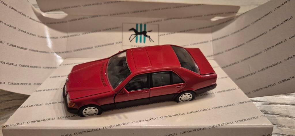Mercedes-Benz 500 SE/SEL Cursor Modell 291 1:43 OVP, Hobby en Vrije tijd, Modelauto's | 1:43, Zo goed als nieuw, Auto, Overige merken