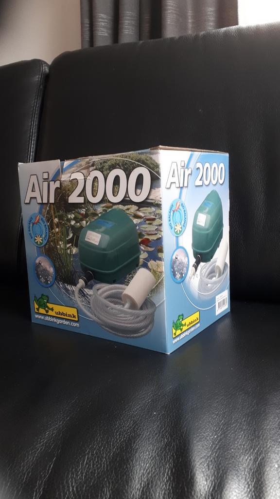 Vijver lucht pomp . Air 2000, Ubbink, Tuin en Terras, Ophalen of Verzenden, Nieuw, Vijverpomp