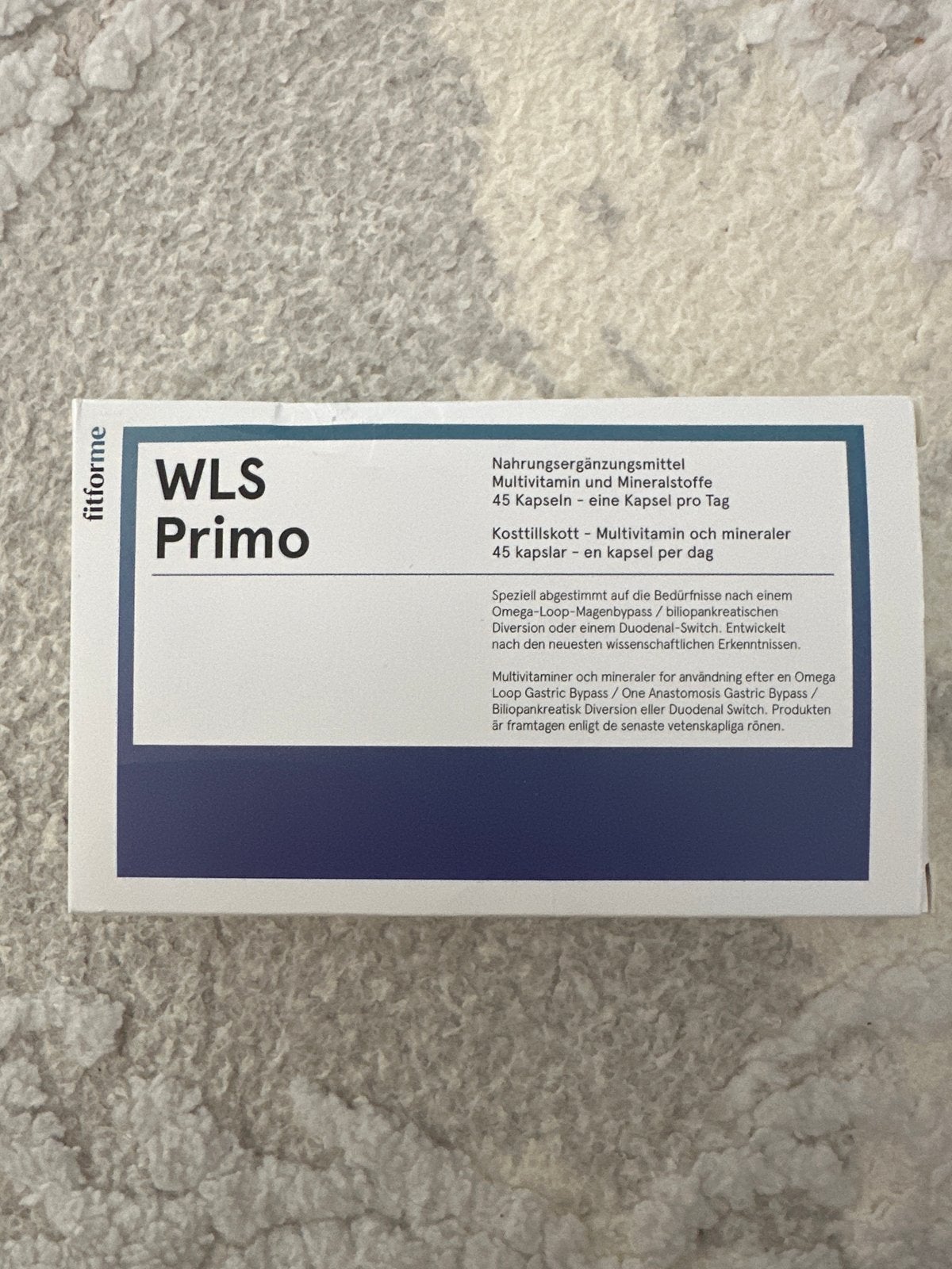 Fitforme WLS Primo Multivitamine en Mineralen 45 capsules, Ophalen of Verzenden, Nieuw, Overige typen