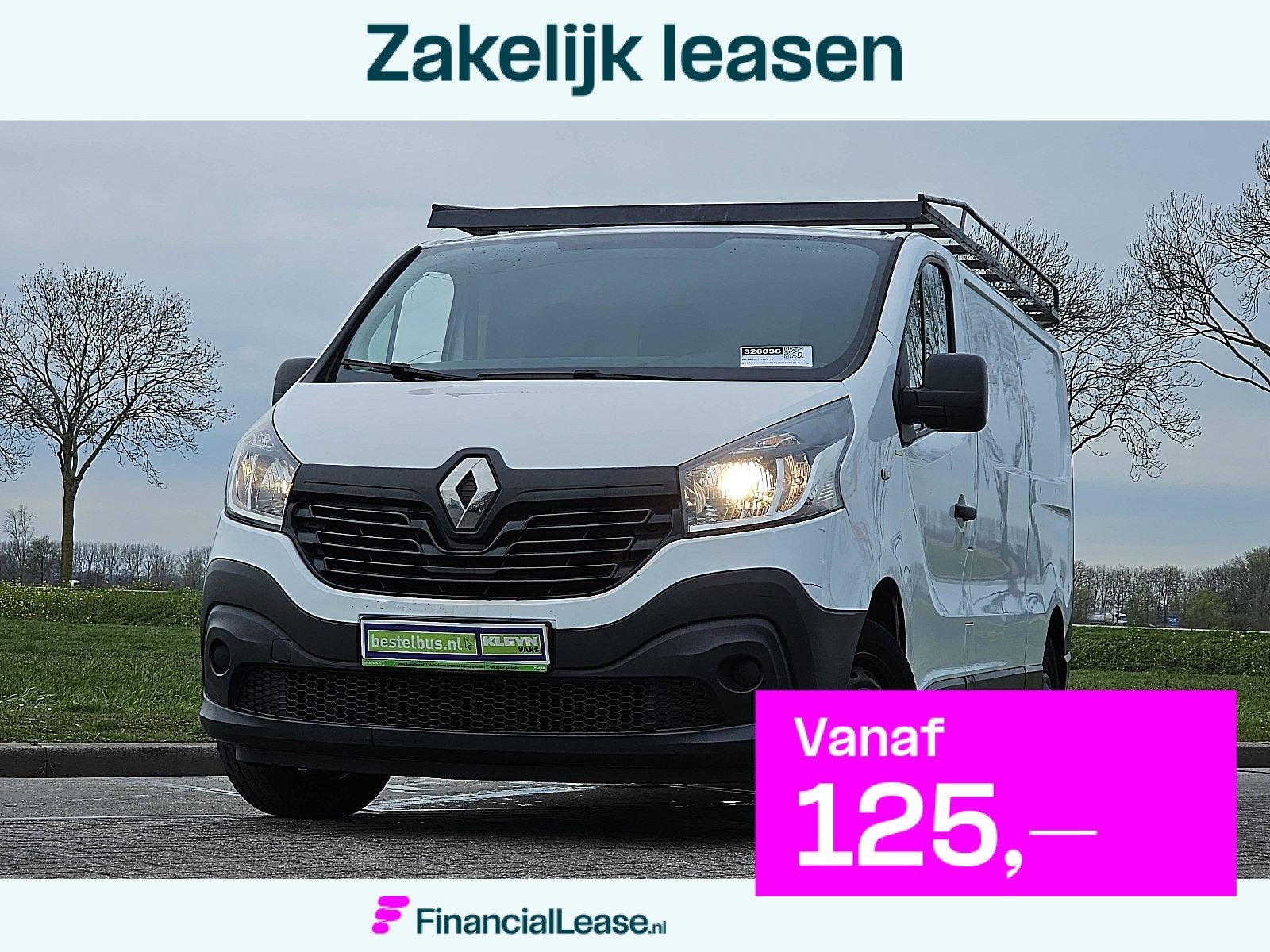 RENAULT TRAFIC 1.6 DCI l2h1 airco imperiaal, 125 pk, Gebruikt, Euro 6, Wit