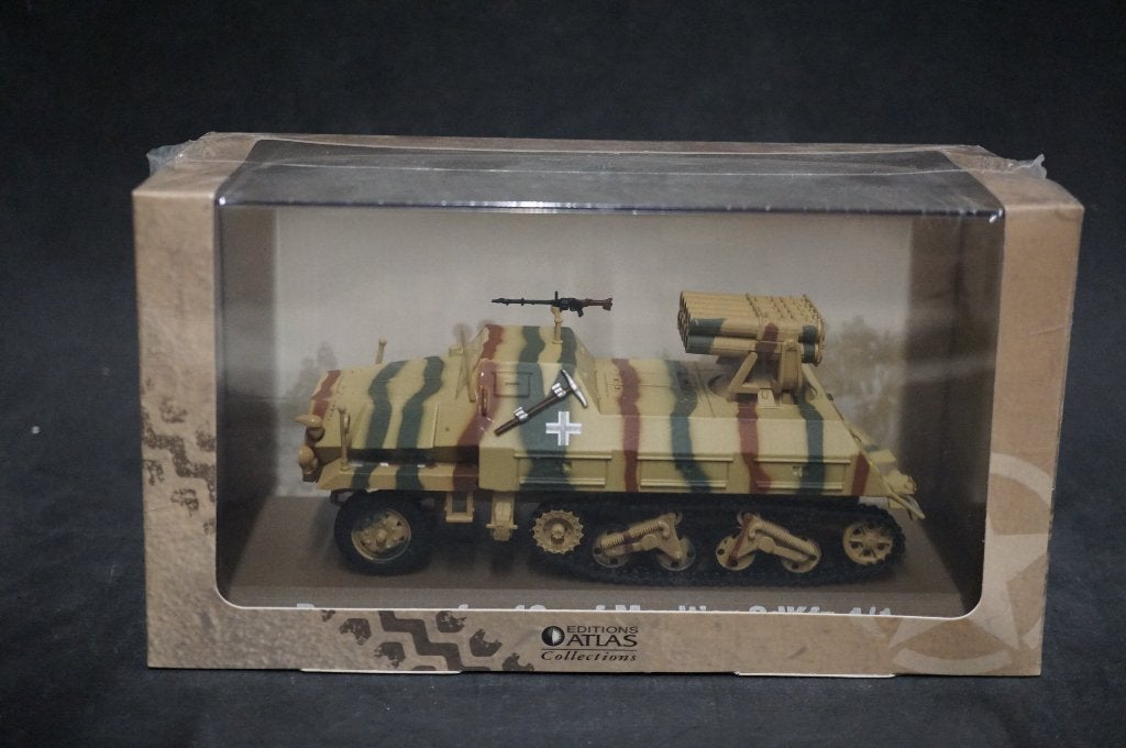 Atlas Duitse Panzerwerfer 42 tank - 1/43 - TOP, Ophalen of Verzenden, Zo goed als nieuw, Auto, Overige merken
