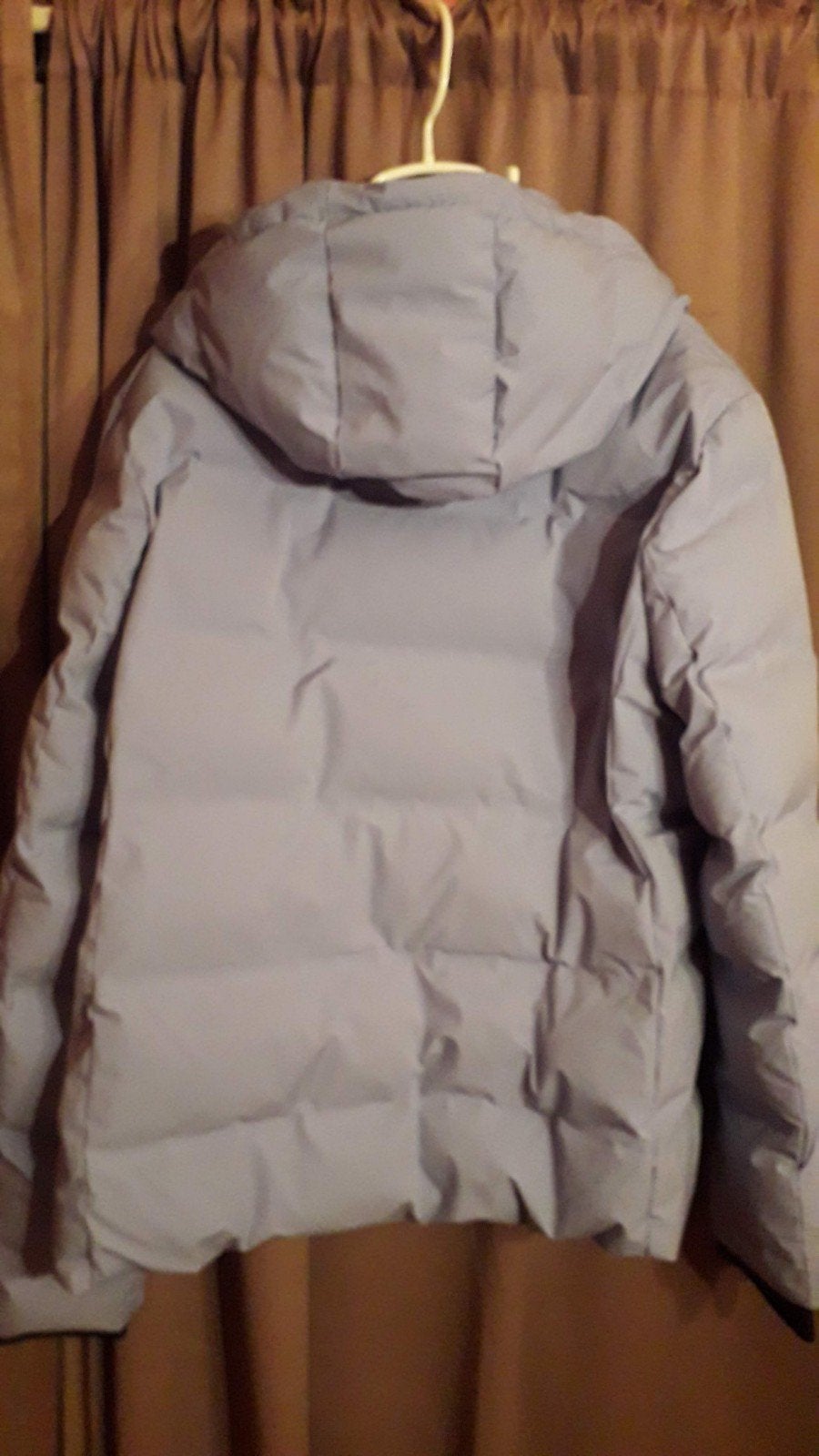 lichtblauwe wintersjas, Blauw, Maat 46/48 (XL) of groter, Ophalen of Verzenden, Zo goed als nieuw