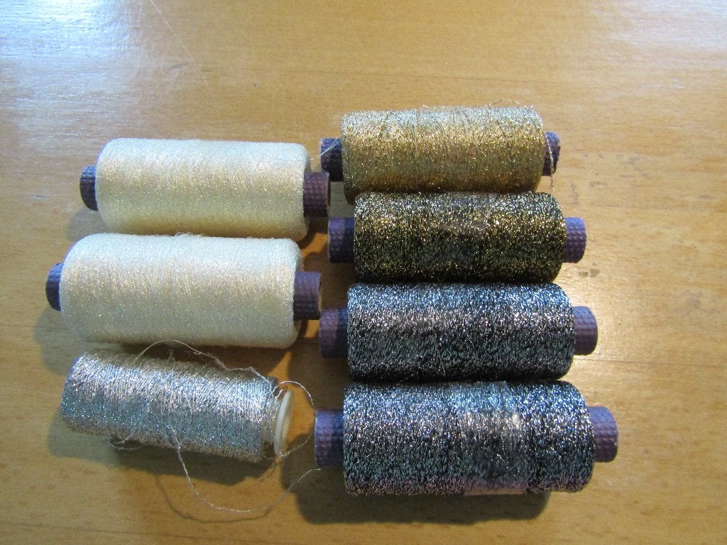 Party met 6 x lurex Grote Klossen garen ., Ophalen, Nieuw, Garen of Naald(en)