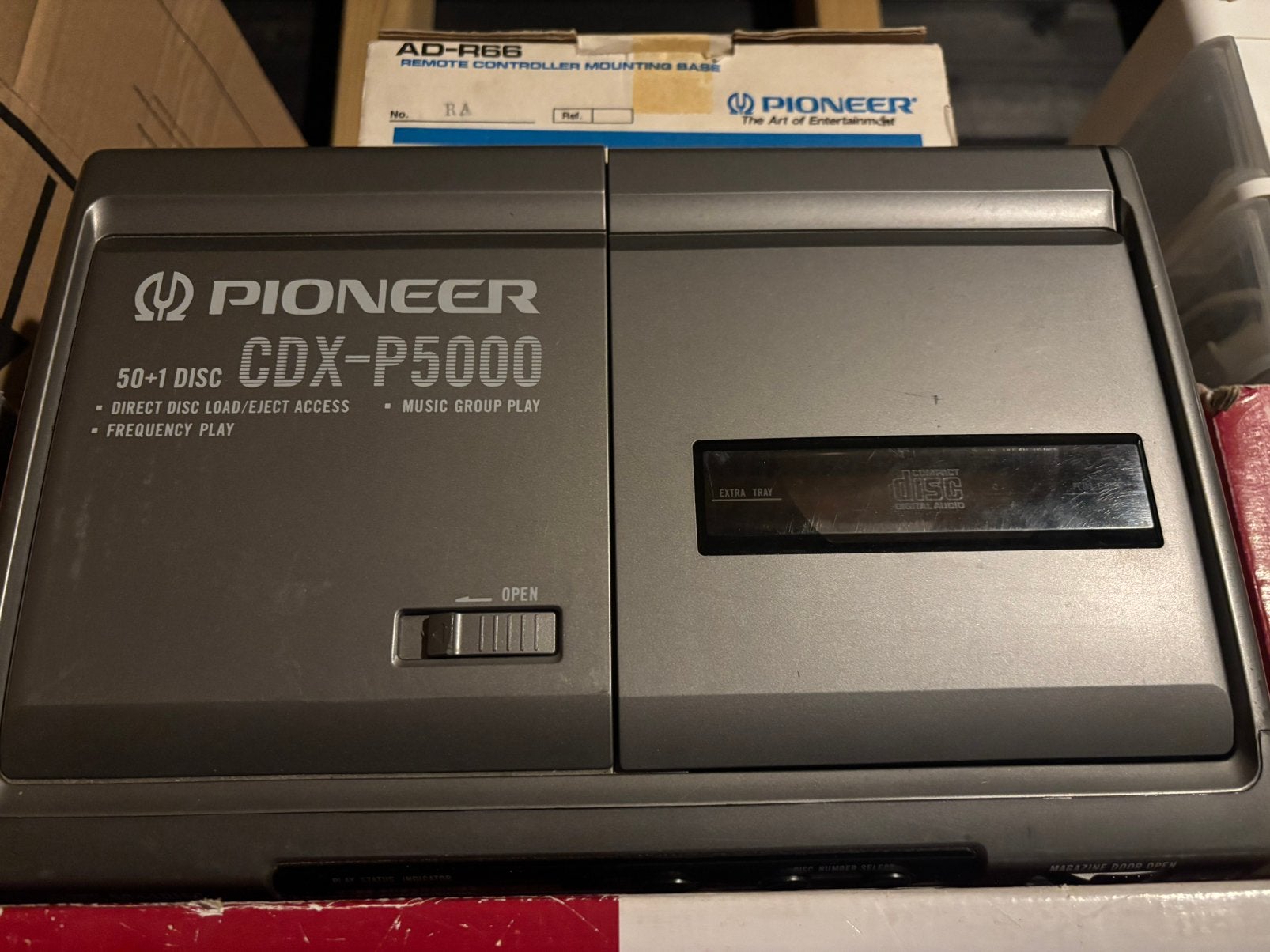 PIONEER CDX-P5000 50+1 CD WISSELAAR, Ophalen of Verzenden, Gebruikt