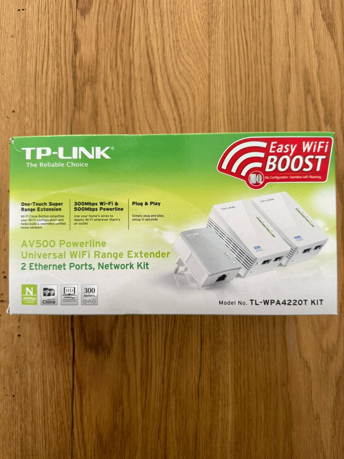 TP-Link TL-WPA4220T KIT, Computers en Software, Netwerk switches, Verzenden, Zo goed als nieuw