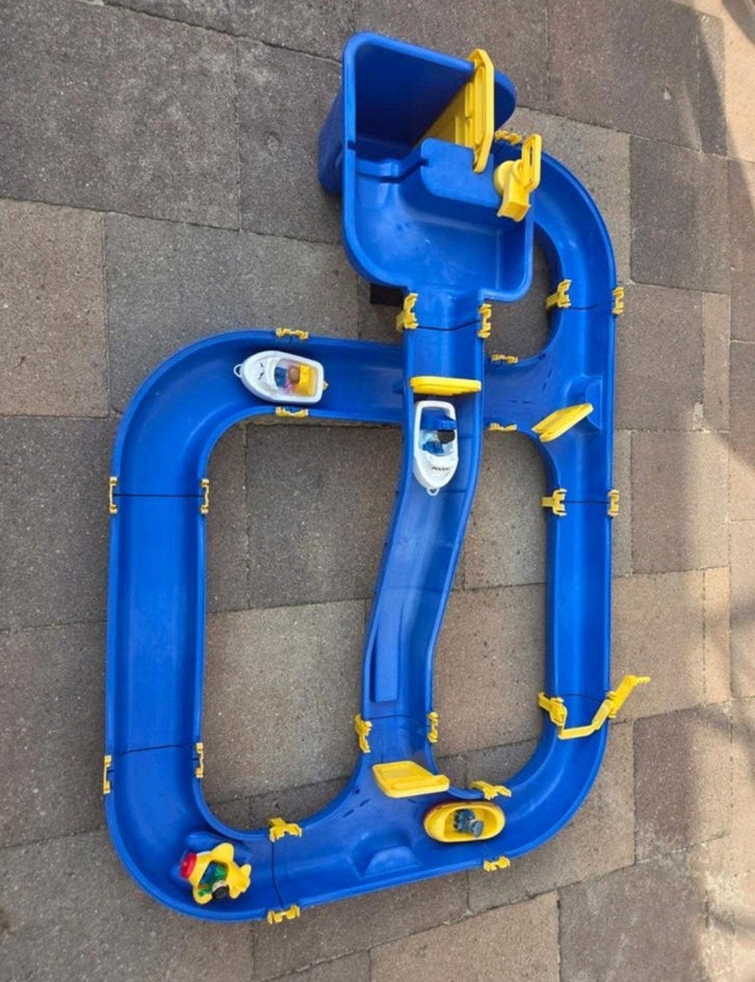 Aquaplay waterbaan, Ophalen