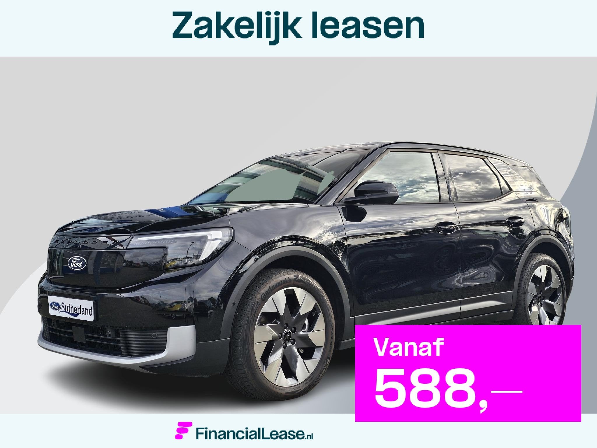 Ford Explorer Premium Extended Range AWD 77 kWh 340pk | Driv, Automaat, Gebruikt, Zwart, Origineel Nederlands