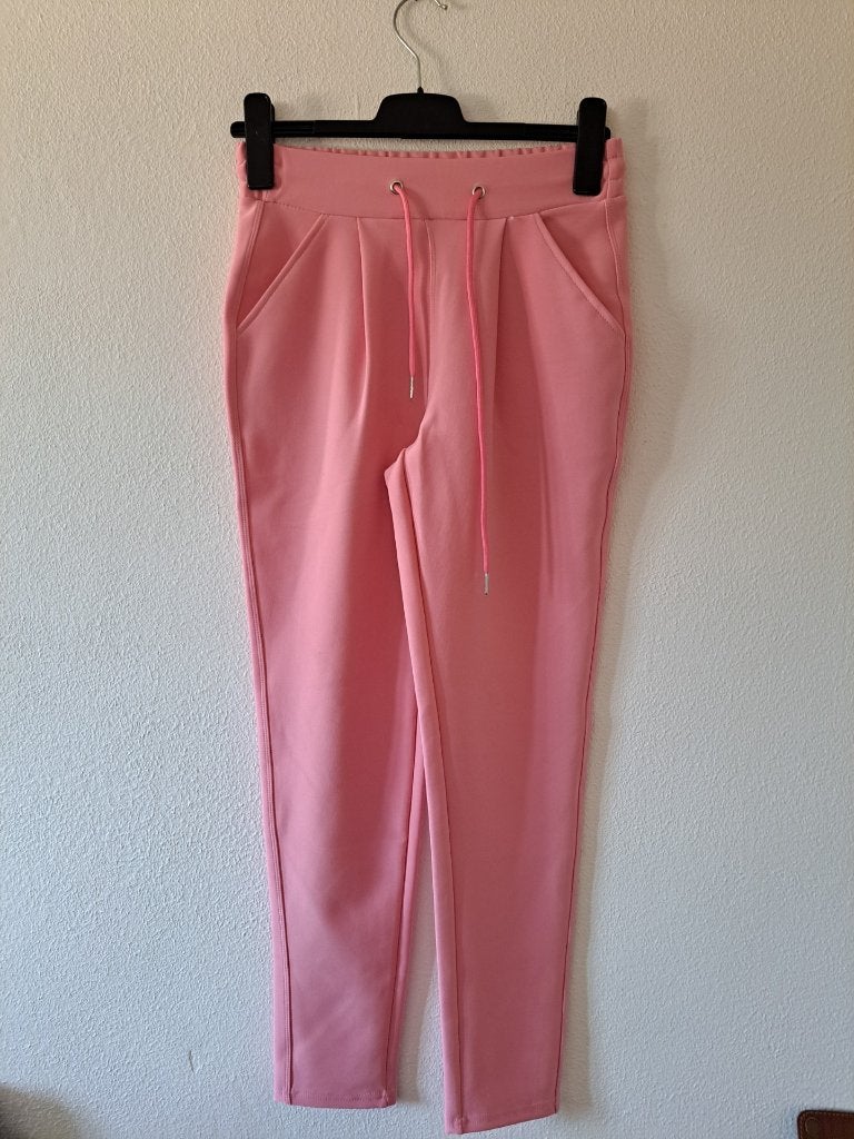 roze broek maat s, Kleding | Dames, Broeken en Pantalons, Ophalen of Verzenden, Zo goed als nieuw, Roze, Maat 36 (S)
