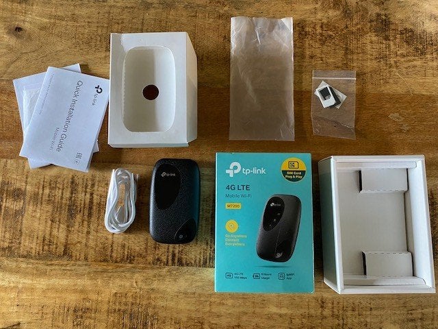 TP-Link M7200 V3 - Mobiele WiFi Router (4G MiFi) - compleet, Ophalen of Verzenden, Zo goed als nieuw