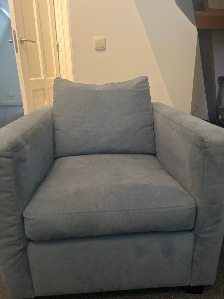 Lekker zittende fauteuil, Huis en Inrichting, Ophalen, Gebruikt, 75 tot 100 cm, 50 tot 75 cm