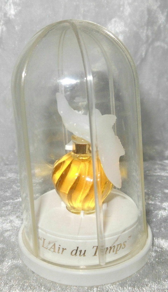 Luxe parfum mini - Nina ricci L,air du temps in kooi, Ophalen of Verzenden, Zo goed als nieuw, Miniatuur, Gevuld