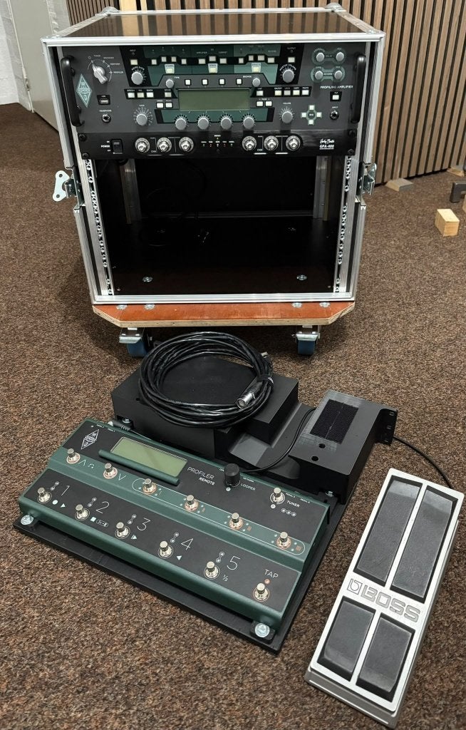 Kemper Profiler Rack + pedalboard + flightcase, Muziek en Instrumenten, Ophalen, Zo goed als nieuw, Multi-effect