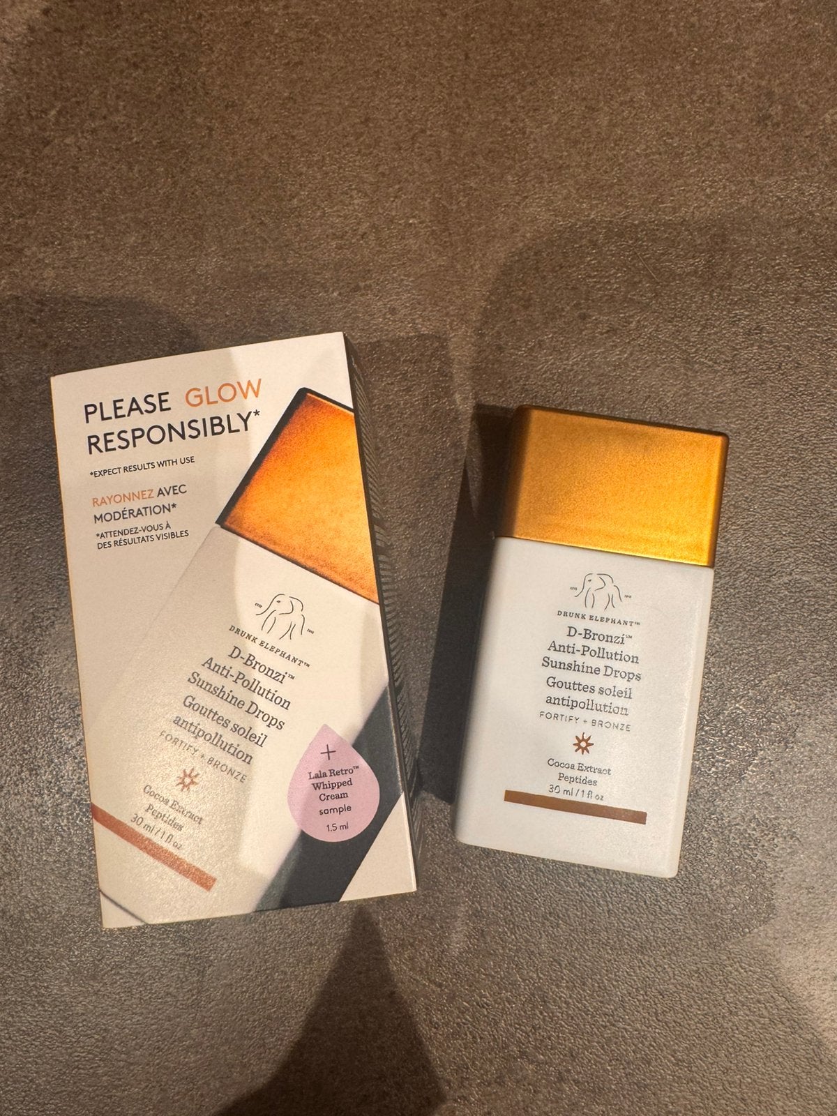 Drunk Elephant bronzing drops (ongebruikt), Verzenden, Nieuw, Gehele gezicht