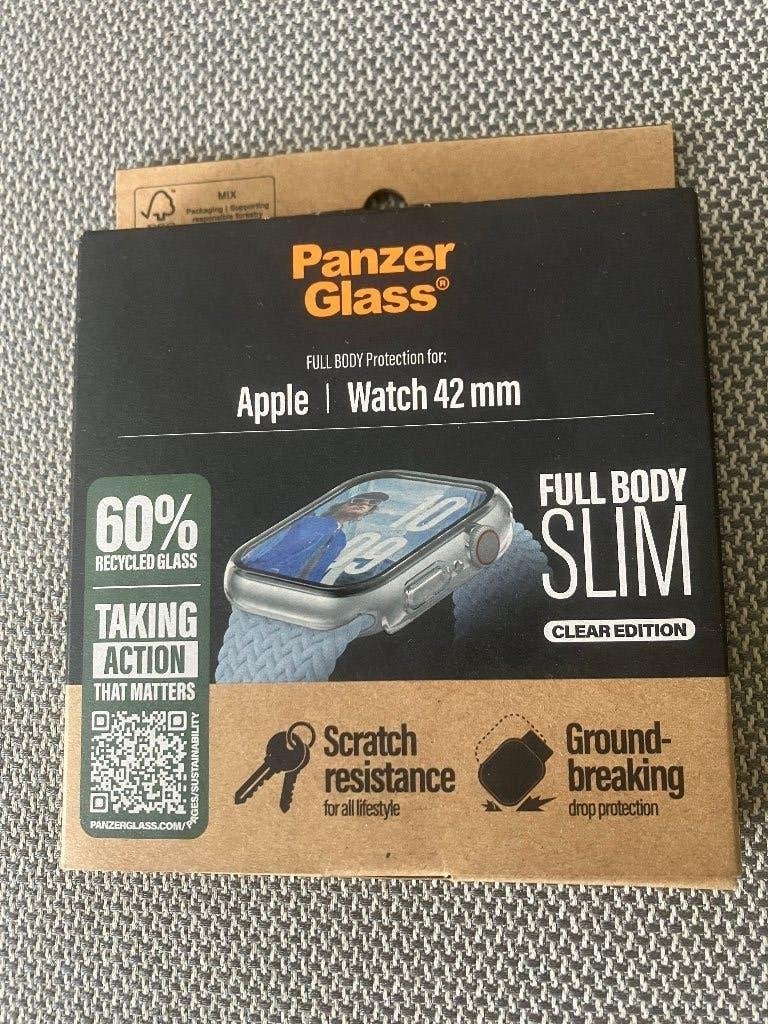 Originle Apple Panzerglass voor Apple Watch 42 mm, Wit, IOS, Nieuw, Ophalen of Verzenden