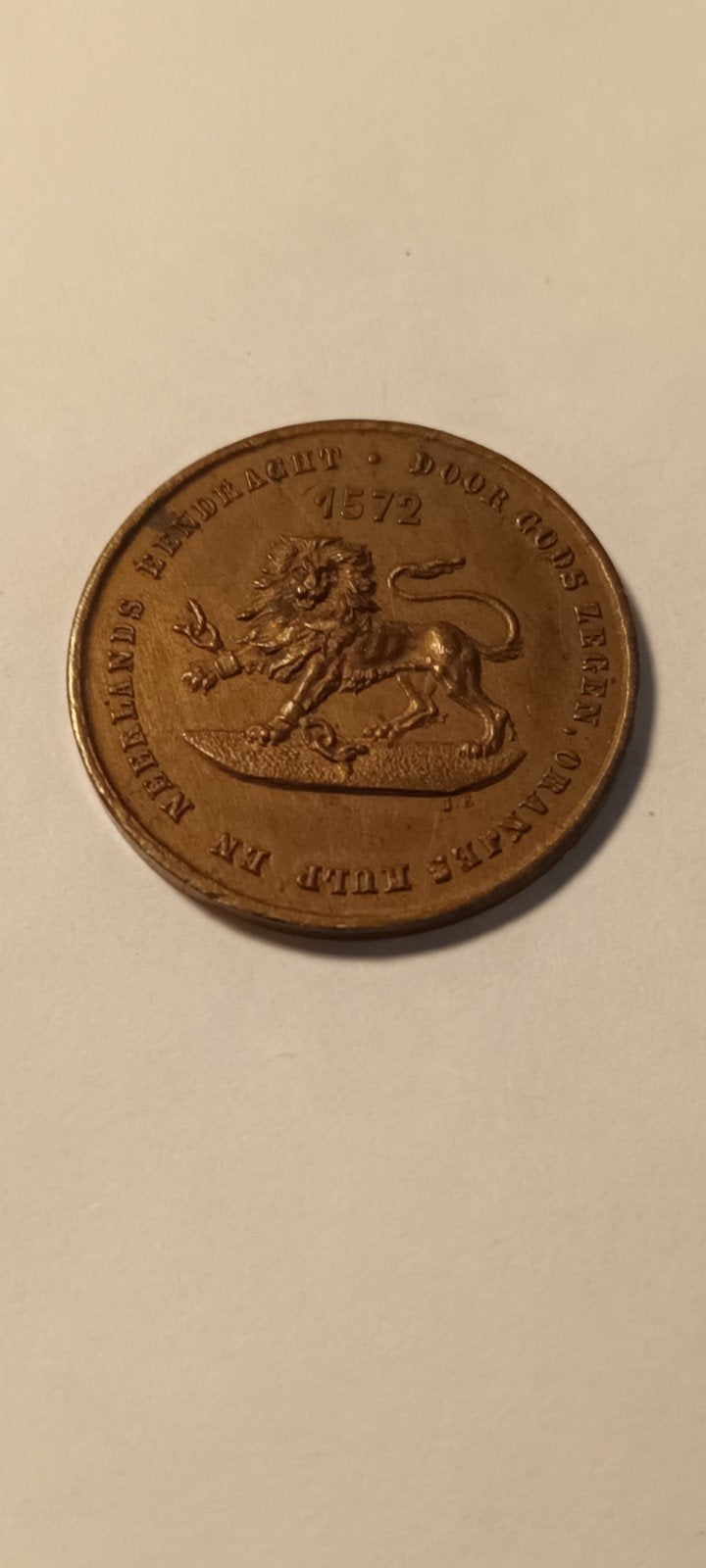 Historische Nederlandse Penning 1872 Vrijheid en Orde, Ophalen of Verzenden
