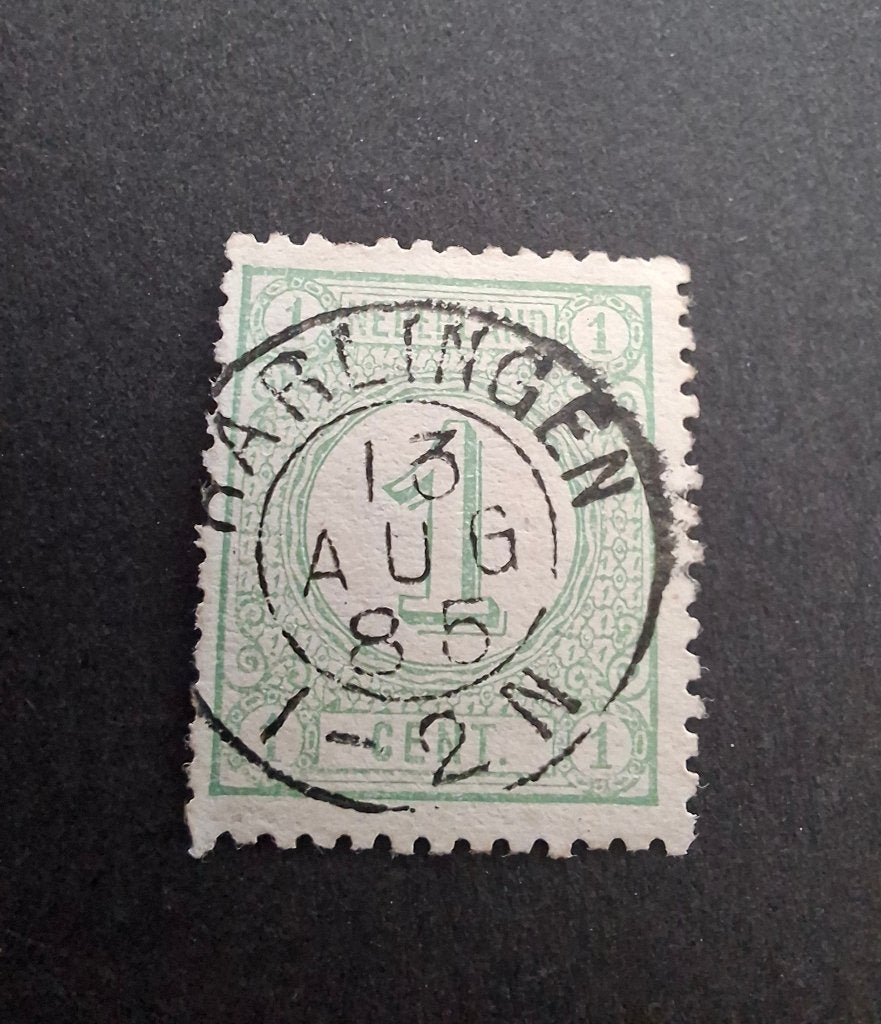 nvph 31 kleinrondstempel harlingen, Verzenden, T/m 1940, Gestempeld