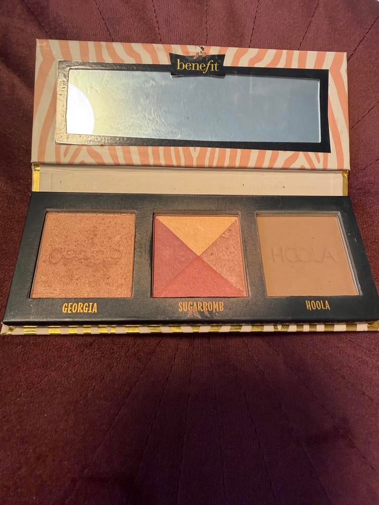 Benefit Blush Palette, Ophalen of Verzenden, Gebruikt, Wangen, Make-up