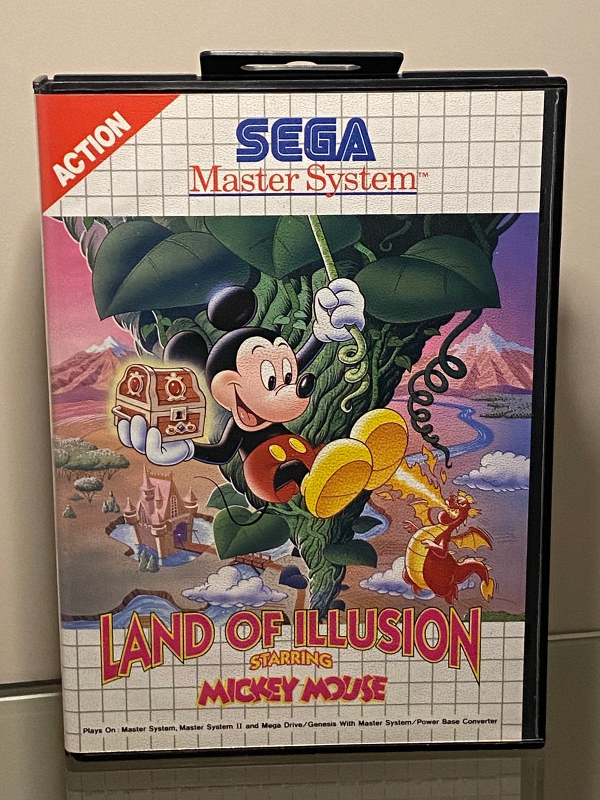 Castle of Illusion - Sega Master System - nieuwstaat, Avontuur en Actie, 1 speler, Ophalen of Verzenden, Zo goed als nieuw