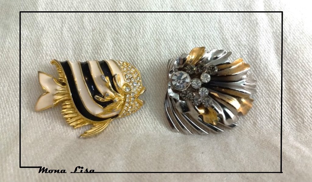 Broches jaren ’80    @     € 15,= per stuk  , Ophalen of Verzenden, Overige materialen, Broche
